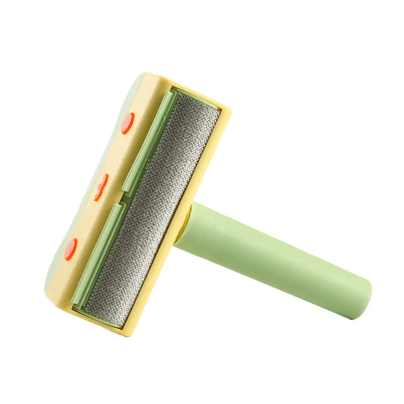 Pet Hair Remover Brush with Dual-Sided Cleaning Tool