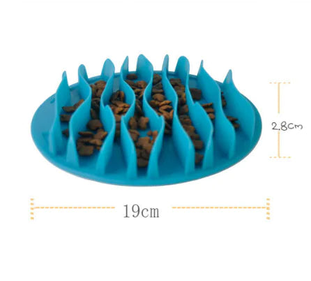 Silicone Slow Feed Dog Bowl - Wave Design