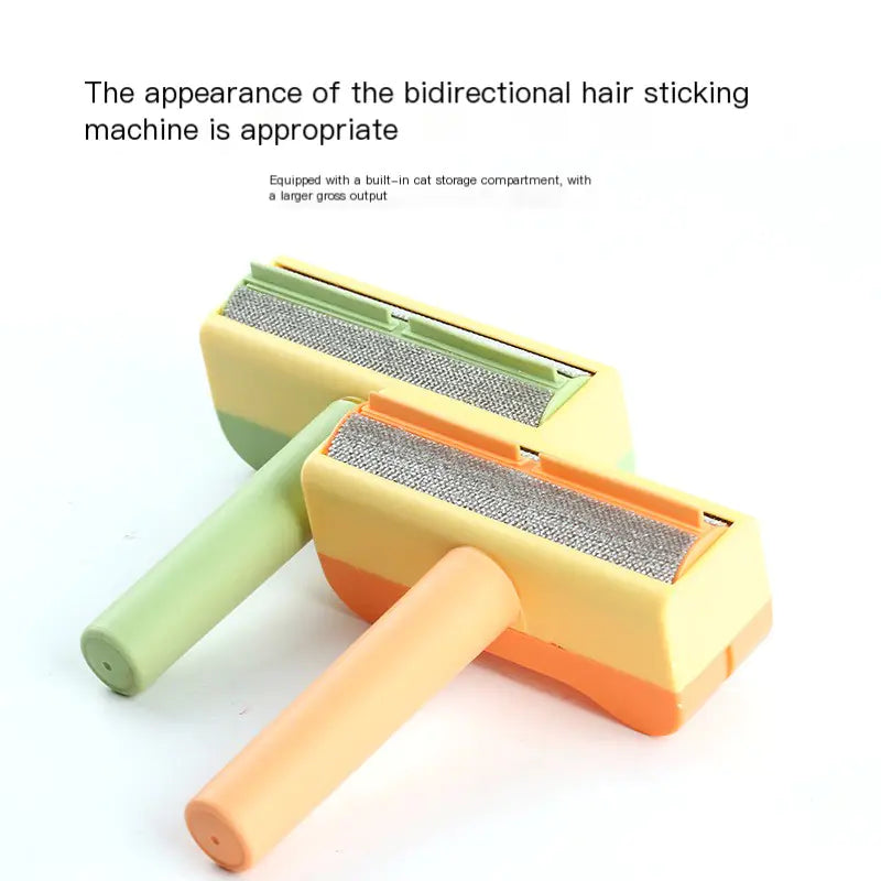 Pet Hair Remover Brush with Dual-Sided Cleaning Tool